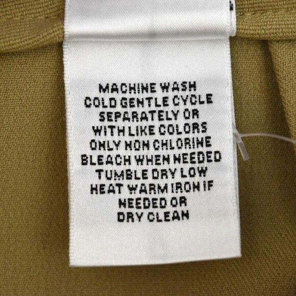 Talbots Petites Stretch Pants Womens Size 14 Beige Tan Made In USA - Picture 7 of 8